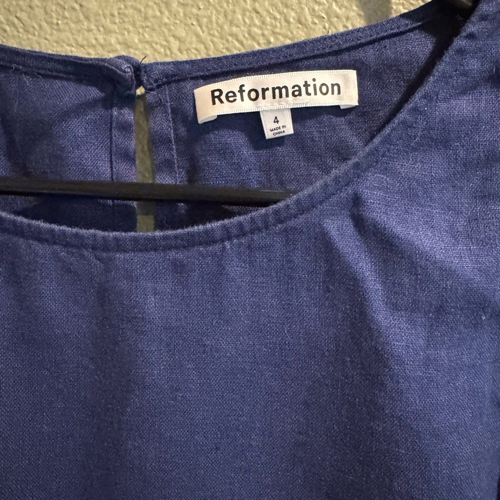 Reformation Linen Dress